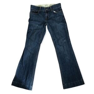 Land's End Low rise Dark Fit and Flare size 28